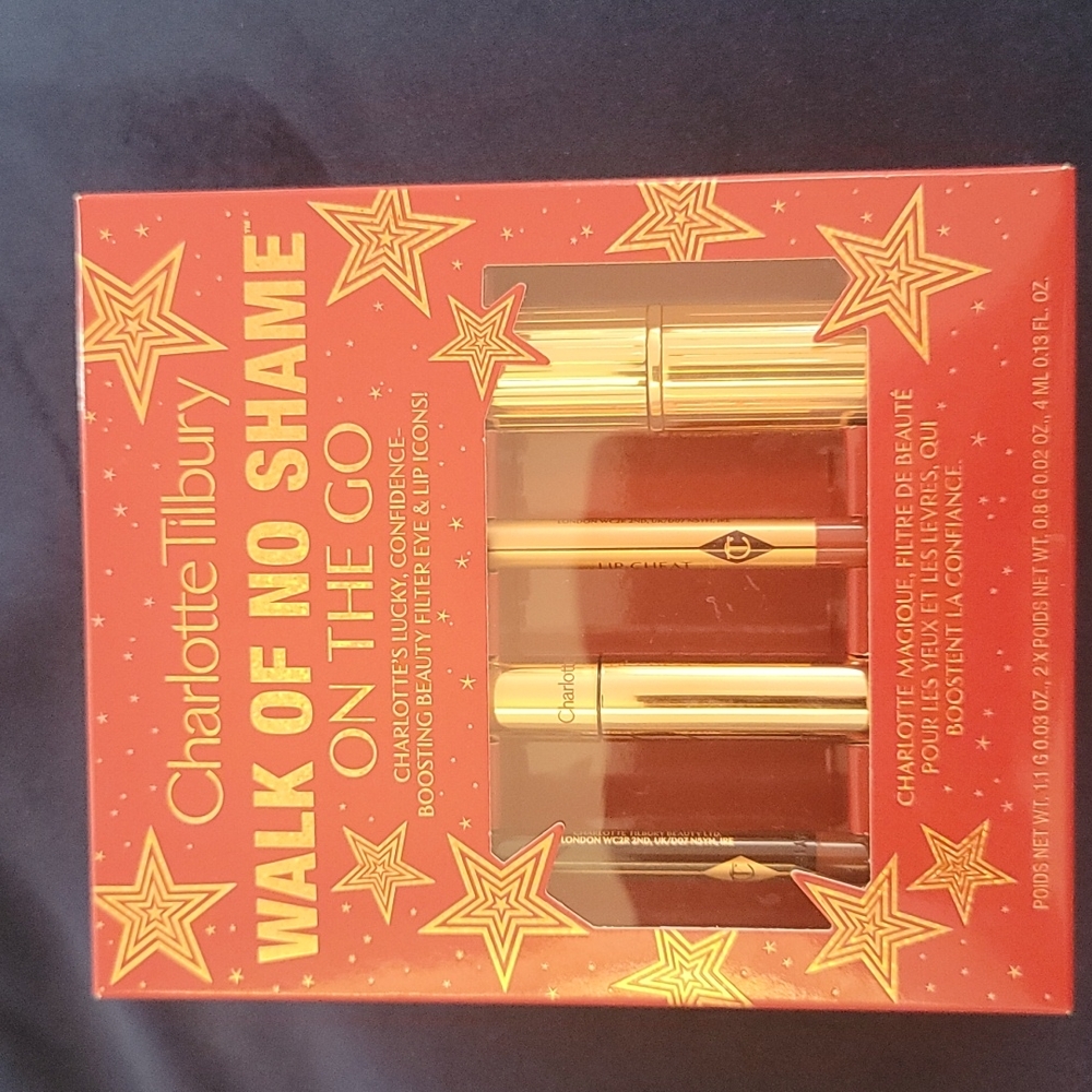 4 Piece Charlotte Tillbury lips, and eye set1